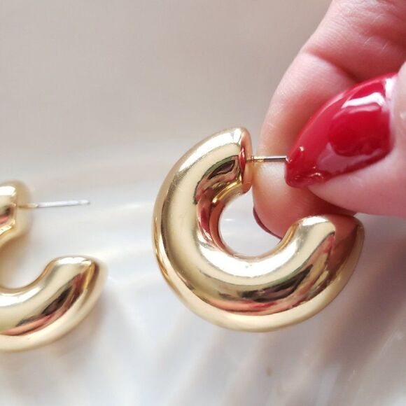 New! Anthro Tube Earrings  - Picture 7 of 16